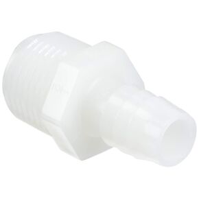 Parker Hannifin 325HB-8-8N-pk5 Par-Barb تركيب موصل ذكر، نايلون، 1/2 بوصة خرطوم بار × 1/2 بوصة ذكر NPT، أبيض (عبوة من 5) in Kuwait