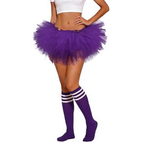 Tutus for Women 5 Layered Tutu Skirts for Women Adult Tulle Skirt 80s Halloween Christmas Costume in Kuwait