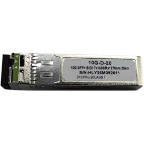 جهاز الإرسال والاستقبال البصري 10G-D-20 10G SFP + BIDI 20KM 1270nm/1330nm الوحدة البصرية الأصلية (زوج واحد 20 كم) in Kuwait