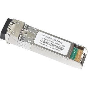 جهاز الإرسال والاستقبال البصري HL-DWSFP-10G-C43-80 10 جيجابايت / ثانية DWDM 80KM DDM الوحدة البصرية الأصلية in Kuwait