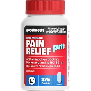 قارنه مع تايلينول بي إم مسكن الألم ومساعد النوم، أسيتامينوفين عام 500 ملغ، سريع المفعول، قوة إضافية للصداع والصداع النصفي والأوجاع | تكوين غير العادة (عدد 375) in Kuwait