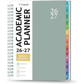 2025 Planner - 2025 Weekly Monthly Planner ، مخطط التقويم 2025 من يناير 2025 إلى ديسمبر 2025 مع علامات تبويب ملونة ، 6.4 '' x8.5 ' - أخضر in Kuwait