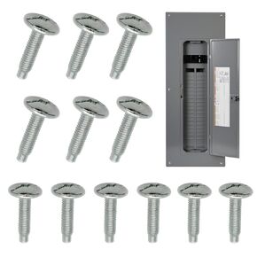 12Pcs Load Center Cover Screws Electrical Panel Screws Replacement for Square D Panel, Compatible with Square D S106 and Siemens ECTS2, QO & Homeline Panels, Murray Load Centers,Zinc Panel Screw in Kuwait