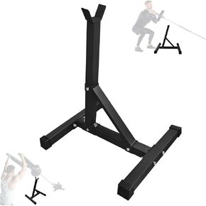 Viking Press Landmine Stand, 400LBS Capacity Heavy Duty Steel Barbell Support Rack, 30" Height Landmine Attachment with Anti-Slip Padding & Rubber Feet, Fits 2-Inch Olympic Bars for Home Gym in Kuwait