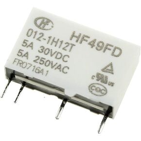 AMAZWI 2 قطعة مرحل hf49fd-005 012 024 1H11 1h11t 1h12 T 4 pin 5A 5V 12V 24V (اللون: 024-1H11(T)) in Kuwait