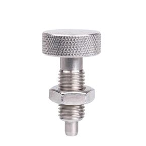 VCN230-BN M6/8/10/12/16 All Stainless Steel Spring Screw Bolts Knurled Index Plungers 1Pcs(VCN230-BNK-M10-Nut) in Kuwait