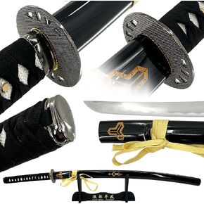 MedievalDepot Musashi Kill Bill Katana Replica 40" - Hand-Forged 1060 Carbon Steel Blade with Display Stand in Kuwait