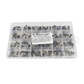 24 قيمة TO-92 مجموعة متنوعة من الترانزستور لكل BC327 BC337 BC517 BC547 BC548 BC549 2N2222 3906 3904 5401 5551 C945 1015 in Kuwait