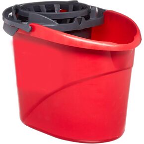 Commercial 2.5 Gallon Mop Bucket with Wringer, Red, Professional Cleaning System in Saudi Arabia