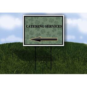 خدمات تقديم الطعام، عيد القديس باتريك، البرسيم الأيرلندي الداكن، سهام على شكل حرف A، جانب واحد، مقاس 23 × 23 بوصة. in Kuwait