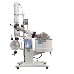 50L Rotary Evaporator with Double Condensers Double Receiving,Rotary Evaporator with Motor Lift lab Rotary Evaporator in Kuwait