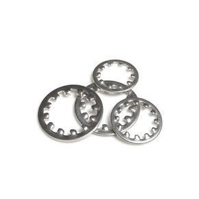 Washers,Flat Washer, Washers 10/20pcs Sliver Washer Stainless Steel Serrated Lock M3 M4 M5 M6 Internal Toothed Rings Fastener(20pcs M3) in Kuwait