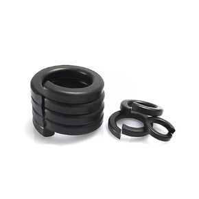 غسالات، غسالة مسطحة، غسالات 1/10/50/100 قطعة غسالة فضية من الفولاذ المقاوم للصدأ الكربون الربيع سبليت قفل طوقا حلقات مرنة M1.6 M2 .5 M3 M4 M5 M6 M8 M10 M12-24 قفل (الفولاذ المقاوم للصدأ 304، M6 (50 قطعة)) in Kuwait