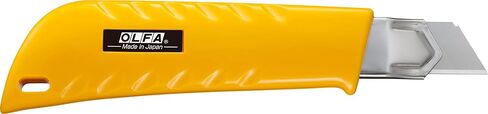 OLFA 18mm Heavy-Duty Utility Knife (L-1) - Multi-Purpose Custom Cutting Depth Utility Knife w/Ergonomic Grip Handle & Snap-Off Blade, Replacement Blades: Any OLFA 18mm Blade in Saudi Arabia