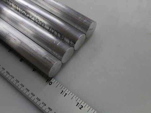 4 Pieces 1-1/16" Aluminum 6061 Round BAR 10" Long Solid T6 Rod Lathe Stock 1.062 in Saudi Arabia
