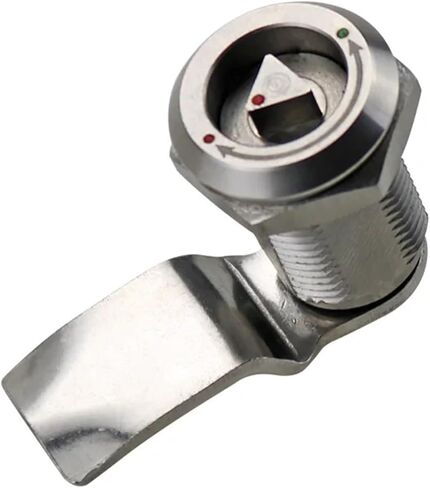 Triangle Lock Stainless Steel 304 Tongue Lock 180 Degree Rotating Cylindrical Lock Door Lock 1Pcs in Saudi Arabia