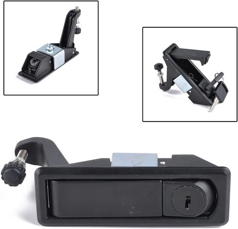 قفل مزلاج ضغط فضي عالمي من Cnsodo15 مع رافعة مرتفعة قابلة للتعديل تعمل يدويًا، رافعة دافق لخزانات صندوق أدوات مقطورة RV البحرية وحقائب المزالج in Kuwait