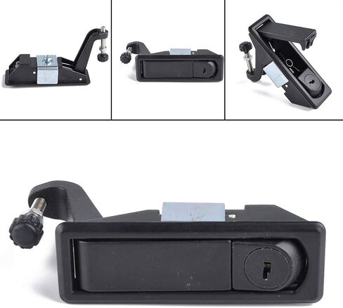 قفل مزلاج ضغط فضي عالمي من Cnsodo15 مع رافعة مرتفعة قابلة للتعديل تعمل يدويًا، رافعة دافق لخزانات صندوق أدوات مقطورة RV البحرية وحقائب المزالج in Kuwait