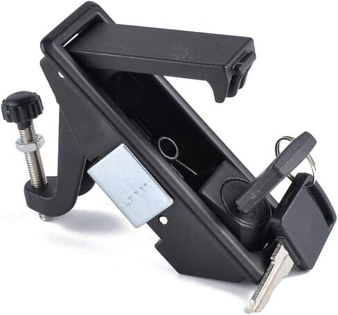 قفل مزلاج ضغط فضي عالمي من Cnsodo15 مع رافعة مرتفعة قابلة للتعديل تعمل يدويًا، رافعة دافق لخزانات صندوق أدوات مقطورة RV البحرية وحقائب المزالج in Kuwait