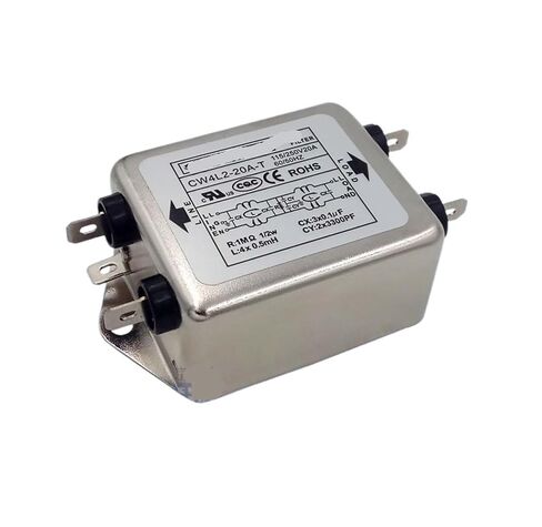CW4L2-3A/6A/10A/15A/20A-T Bipolar Filter Power Filter Enhanced T Single-Phase AC Anti-Interference(CW4L2-3A-T) in Saudi Arabia