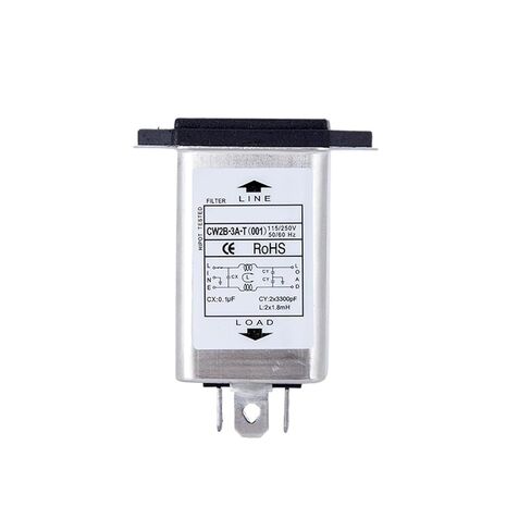 CW2B-3A/6A/10A-T(001) مرشح طاقة تأمين واحد مضاد للتدخل 220 فولت مقبس دبوس فيوز تنقية مصدر الطاقة (CW2B-10A-T 001) in Saudi Arabia