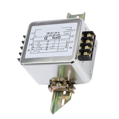CW12C-30A-R Four-Wire Rail Three-Phase AC Power Filter(CW12C -20A -R Four Wire Guide Rail) in Saudi Arabia