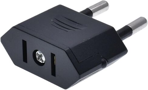 Power adapter converter adapter AC round socket(9629 black) in Kuwait