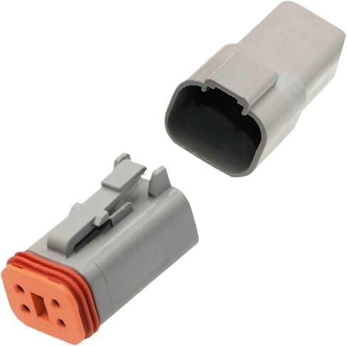 موصل DT06-2S/DT04-2P 2P 3P 4P 6P 8P 12P لمحركات السيارات، مع دبابيس 22-16AWG(DT-3pin) in Kuwait