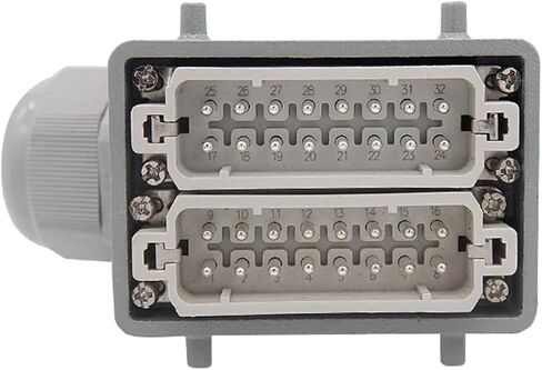Rectangular Heavy Duty Connector Plug, HDC-HA-10, 16, 32 Pin Connectors(HA-10-SIDE) in Saudi Arabia