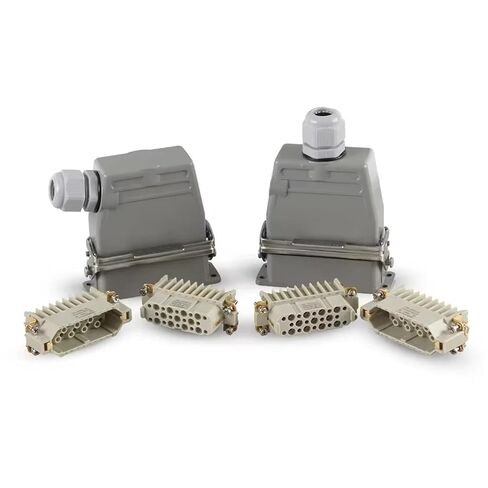 Heavy Duty Connector HD Female Male Industrial Waterproof Connector 15-128P Copper Core for Machines and Equipment(Top Out Type,1SET_80P) in Saudi Arabia