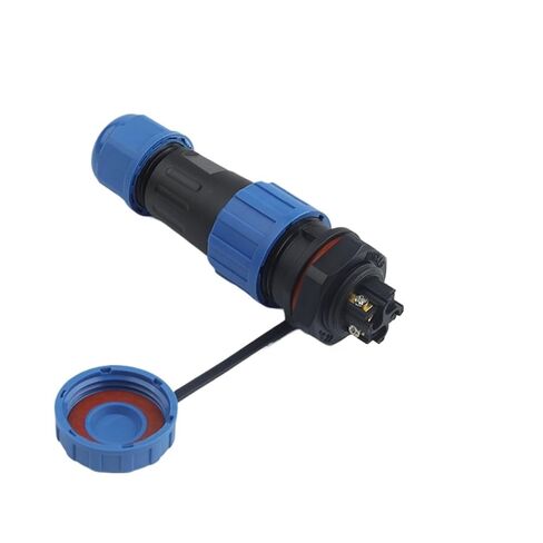 LP/SP16 Back Nut Type IP68 Waterproof Connectors Pin No Welding Screws Splicing Cable Socket Panel Mount Junction Box(LP16-2L) in Saudi Arabia
