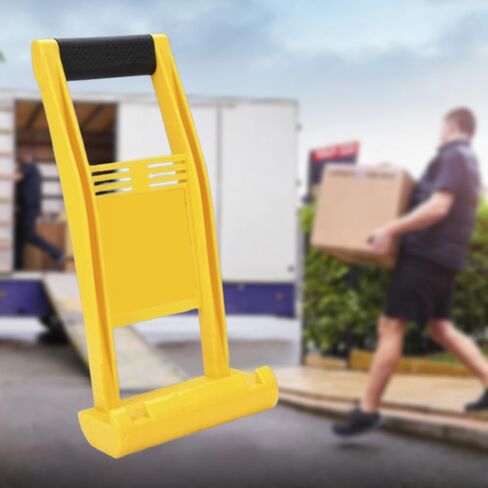 Plywood Wood Panel Carrier Gripper - Nonslip Wear Resistant Hand Grip Panel Loader Lifting Tool for Plywood Drywall Sheets, Yellow in Saudi Arabia