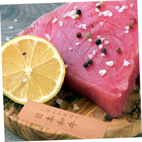Sosoport Japanese Food Name Tag Decor Serving Plate Decoration for Sushi Sashimi and Bbq Eye Catching Kitchen Label for Japanese Restaurant and in Saudi Arabia