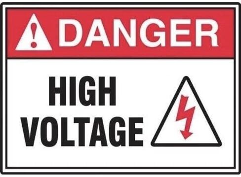 ANSI DANGER SAFETY SIGN HIGH, Mfr: MELC064VP-A in Saudi Arabia