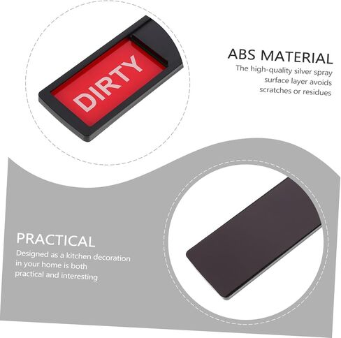 STOBAZA Dishwasher Magnet Sign Clean Dirty Magnet Magnetic Indicator Easy to Change for Kitchen in Saudi Arabia
