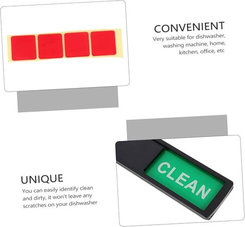 STOBAZA Dishwasher Magnet Sign Clean Dirty Magnet Magnetic Indicator Easy to Change for Kitchen in Saudi Arabia