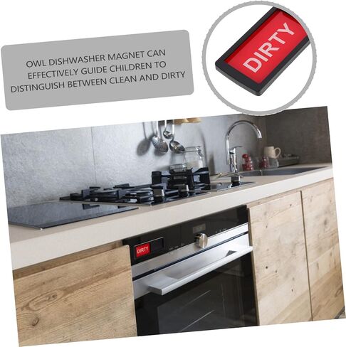 STOBAZA Dishwasher Magnet Sign Clean Dirty Magnet Magnetic Indicator Easy to Change for Kitchen in Saudi Arabia