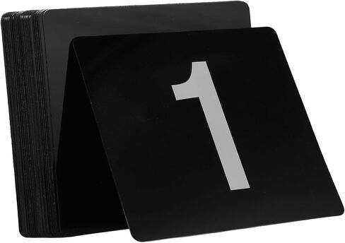 50Pcs Table Number Cards Elegant Double Sided Signs for Weddings Restaurants and Events Seating Cards for Enhanced Service Efficiency Versatile Use in Saudi Arabia