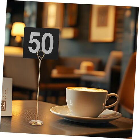 50Pcs Table Number Cards Elegant Double Sided Signs for Weddings Restaurants and Events Seating Cards for Enhanced Service Efficiency Versatile Use in Saudi Arabia