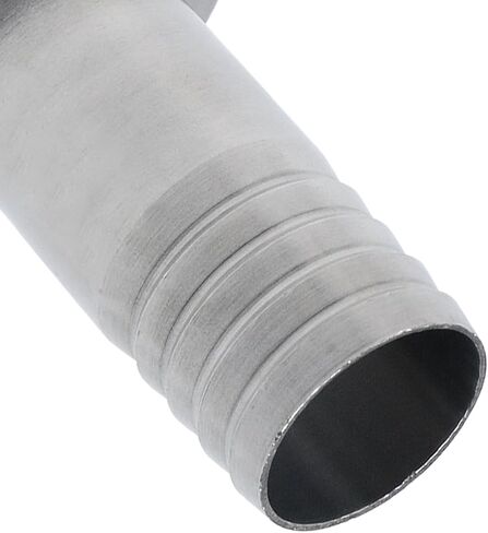 Crapyt 2 Pcs 2" Tri Clamp to 1" Hose Barb Fitting 304 Stainless Sanitary Home Brew Adapter, Hose Fitting Home Brew Connector (Ferrule OD 50.5mm,Sliver) in Saudi Arabia