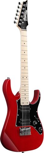 Ibanez GRGM21M miKro Short-Scale Electric Guitar - Candy Apple Bundle with Amp, Gig Bag, Tuner, Cable, Picks, Austin Bazaar Instructional DVD, and Polishing Cloth in Saudi Arabia