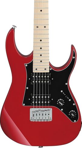 Ibanez GRGM21M miKro Short-Scale Electric Guitar - Candy Apple Bundle with Amp, Gig Bag, Tuner, Cable, Picks, Austin Bazaar Instructional DVD, and Polishing Cloth in Saudi Arabia