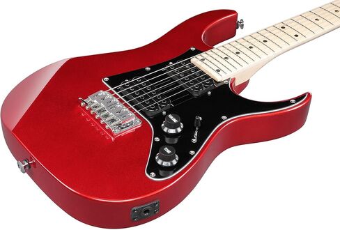 Ibanez GRGM21M miKro Short-Scale Electric Guitar - Candy Apple Bundle with Amp, Gig Bag, Tuner, Cable, Picks, Austin Bazaar Instructional DVD, and Polishing Cloth in Saudi Arabia
