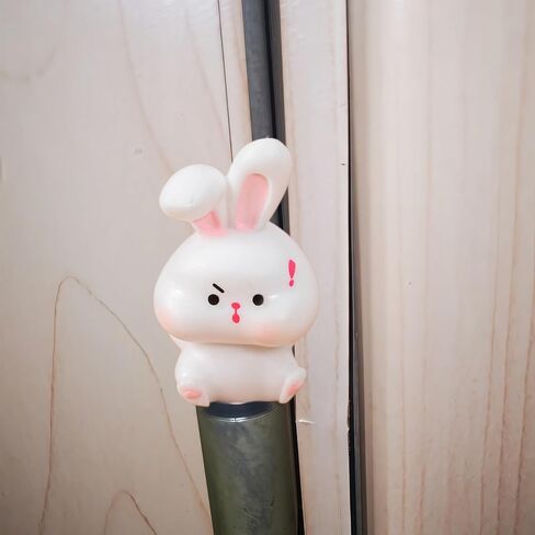 Cute Mini Creative Emotional Bunny Hinge Heads Decorative Topper Set 6PCS, Home Decoration,Magnetic Hinge Head Toppers Door Hinge in Saudi Arabia