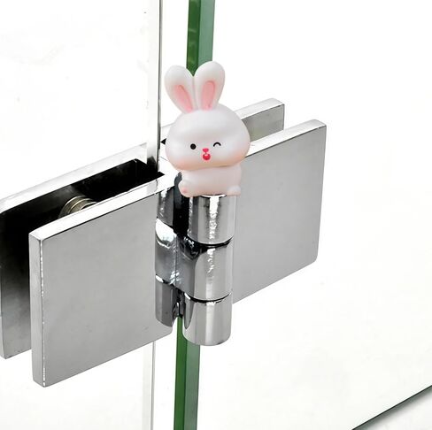Cute Mini Creative Emotional Bunny Hinge Heads Decorative Topper Set 6PCS, Home Decoration,Magnetic Hinge Head Toppers Door Hinge in Saudi Arabia