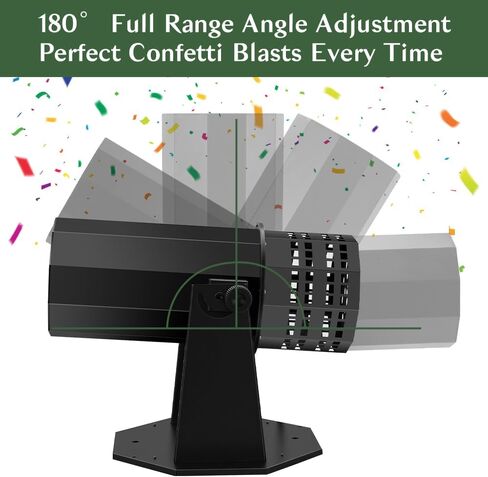1500W Professional Electric Confetti Machine with Remote & 2.2 lbs Confetti Paper Blower for Weddings, Birthday Parties, Celebrations, Special Events in Kuwait