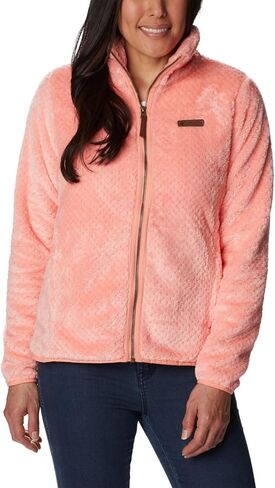 Columbia Womens Fire Side II Sherpa Full Zip Fleece Jacket, Rich Wine, X-Large in Kuwait