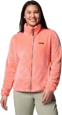 Columbia Womens Fire Side II Sherpa Full Zip Fleece Jacket, Rich Wine, X-Large in Kuwait