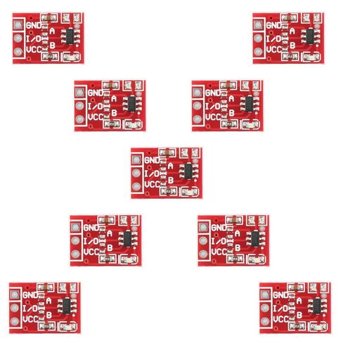 10Pcs TTP223 Capacitive Touch Key Module - Self-Locking/Non-Locking, Single Channel Touch Sensor for Arduino Integration in Saudi Arabia