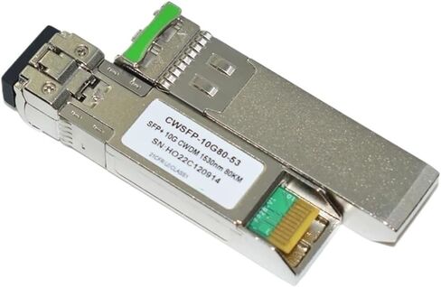 جهاز الإرسال والاستقبال البصري CWFSP-10G80-53 10G SFP + CWDM 1530nm 80KM الوحدة البصرية الأصلية 1 زوج in Kuwait